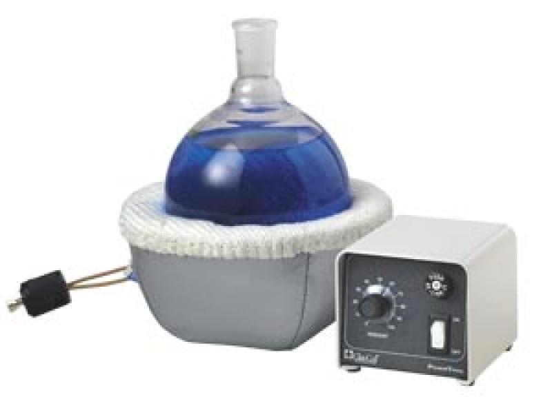 Fabric hemispherical mantle/control package for spherical flask 500ml. Includes PowrTrol, 230V